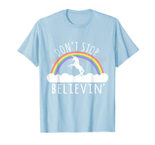 Ladda upp bild till gallerivisning, Funny shirts V-neck Tank top Hoodie sweatshirt usa uk au ca gifts for Don't Stop Believin' Unicorn T-Shirt 2141254
