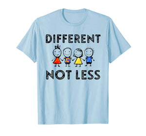 Funny shirts V-neck Tank top Hoodie sweatshirt usa uk au ca gifts for Different Not Less T-Shirt Support Autism Awareness Gifts 1567021