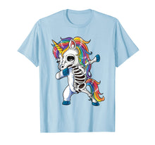Ladda upp bild till gallerivisning, Funny shirts V-neck Tank top Hoodie sweatshirt usa uk au ca gifts for Dabbing Unicorn Skeleton T shirt Halloween Girls Dab Gifts 3643376
