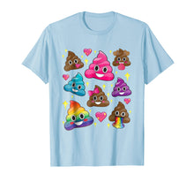 Ladda upp bild till gallerivisning, Funny shirts V-neck Tank top Hoodie sweatshirt usa uk au ca gifts for Cute Girl Rainbow Emoji Poop T-Shirt - BFF Gift or PJ Tee 330512

