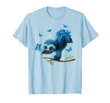 Ladda upp bild till gallerivisning, Funny shirts V-neck Tank top Hoodie sweatshirt usa uk au ca gifts for Sloth funny butterfly gift TShirt 2235322
