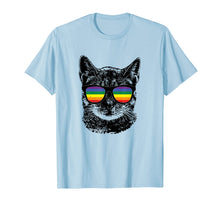 Ladda upp bild till gallerivisning, Funny Cat Gay Pride LGBT Rainbow Sunglasses Shirt 49770
