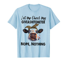 Ladda upp bild till gallerivisning, Funny shirts V-neck Tank top Hoodie sweatshirt usa uk au ca gifts for cow mom let me check my giveashitometer t shirt 2315499
