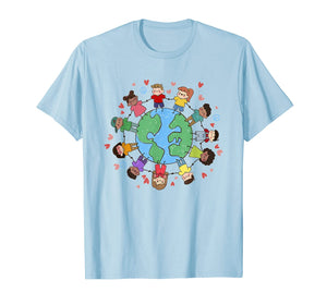 Children Around The World Tee Save Earth Day T-Shirt Gifts 164057
