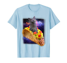 Ladda upp bild till gallerivisning, Cat Riding a Taco In Galaxy T-shirt 749449
