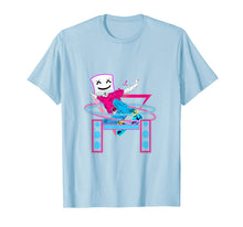 Ladda upp bild till gallerivisning, dancing dj with goofy marshmallow face t shirt for clubbing 368757
