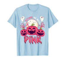 Ladda upp bild till gallerivisning, In October We Wear Pink Pumpkin Halloween Breast Cancer T-Shirt 242059
