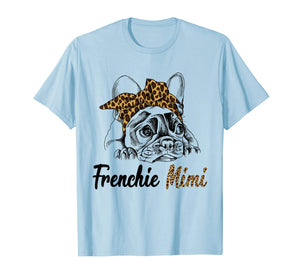 Funny shirts V-neck Tank top Hoodie sweatshirt usa uk au ca gifts for Cute French Bulldog Costume Frenchie Mimi Gifts Leopard Skin T-Shirt 1196220