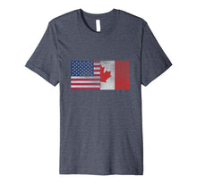 Ladda upp bild till gallerivisning, United States of American and Canada Flag Fourth Shirt 526728
