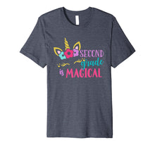 Ladda upp bild till gallerivisning, Second Grade Unicorn Back to School Girls 2nd Grade Shirt 9272551
