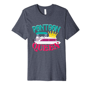 Funny shirts V-neck Tank top Hoodie sweatshirt usa uk au ca gifts for Boating Captain Pontoon Queen Shirt Pontoon Boat Gifts 3615179