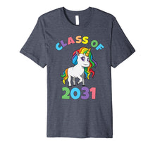 Ladda upp bild till gallerivisning, Class of 2031 First Grade Unicorn Back to School T Shirt 5916318
