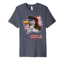 Ladda upp bild till gallerivisning, Merica T-Shirt American Bald Eagle Mullet | Men Women Kids 975482
