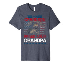 Ladda upp bild till gallerivisning, USA My Grandson Has Your Back Proud Army Grandpa Shirt Gift 1438899
