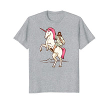 Ladda upp bild till gallerivisning, Funny shirts V-neck Tank top Hoodie sweatshirt usa uk au ca gifts for Jesus on Unicorn - Jesus Christ Riding a Unicorn T-shirt 1235534
