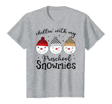 Ladda upp bild till gallerivisning, Funny shirts V-neck Tank top Hoodie sweatshirt usa uk au ca gifts for Chillin&#39; With My Preschool Snowmies Christmas Teacher Gifts T-Shirt 1139224
