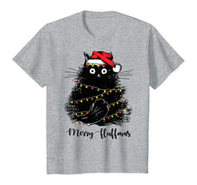 Ladda upp bild till gallerivisning, Funny shirts V-neck Tank top Hoodie sweatshirt usa uk au ca gifts for Merry Fluffmas Cats With Santa Hat Merry Christmas Gifts T-Shirt 240498
