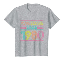 Ladda upp bild till gallerivisning, Awesome Since 1980 40th Birthday Gifts 40 Years Old T-Shirt-169308
