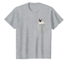 Ladda upp bild till gallerivisning, Cat In Your Pocket Siamese Cat T Shirt Shirt
