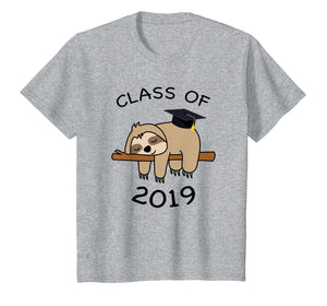 Funny shirts V-neck Tank top Hoodie sweatshirt usa uk au ca gifts for Graduation Sloth Funny Class Of 2019 Graduate Tee Grad Gifts 2188836