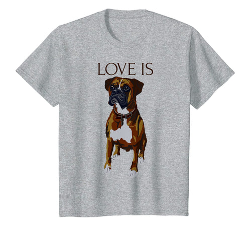 Funny shirts V-neck Tank top Hoodie sweatshirt usa uk au ca gifts for Boxer T-shirt Love Is Cute Boxer Dog Mom Dad Gifts 407466