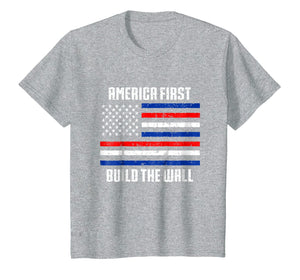 Funny shirts V-neck Tank top Hoodie sweatshirt usa uk au ca gifts for Border Construction T-Shirt Build The Wall Republican Gifts 1539511