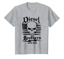 Ladda upp bild till gallerivisning, Funny shirts V-neck Tank top Hoodie sweatshirt usa uk au ca gifts for Diesel Brothers Custom Trucks Skull USA Flag Graphic T-Shirt 589192

