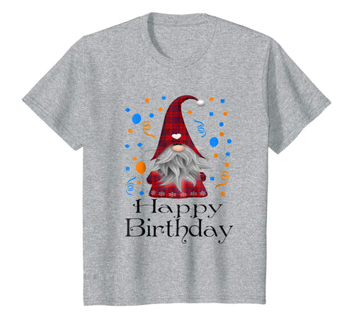 Funny shirts V-neck Tank top Hoodie sweatshirt usa uk au ca gifts for Happy Birthday Gnome Plaid T Shirt Cute Party Gifts 3961086