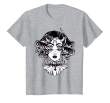 Ladda upp bild till gallerivisning, Funny shirts V-neck Tank top Hoodie sweatshirt usa uk au ca gifts for Horned Devil Girl Tshirt - Satanic Halloween Glitch Goth Tee 193563
