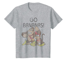 Ladda upp bild till gallerivisning, Funny shirts V-neck Tank top Hoodie sweatshirt usa uk au ca gifts for Nintendo Donkey Kong Go Bananas Vintage Graphic T-Shirt 771005
