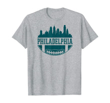 Ladda upp bild till gallerivisning, Philadelphia Football Vintage Philly Skyline Eagle Gift T-Shirt 209063
