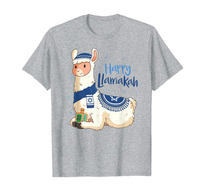 Funny shirts V-neck Tank top Hoodie sweatshirt usa uk au ca gifts for Funny Hanukkah Llama Pun Happy Llamakah Gifts T-Shirt 247893