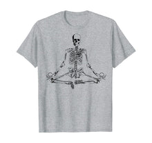 Ladda upp bild till gallerivisning, Halloween Meditating Skeleton Shirt | Funny Freaky Yoga Gift 140558
