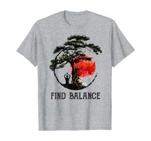 Ladda upp bild till gallerivisning, Find balance yin yang tree Yoga lover gift TShirt424056
