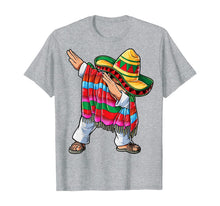 Ladda upp bild till gallerivisning, Dabbing Mexican Poncho Cinco de Mayo Men Sombrero Funny Dab T-Shirt 132892
