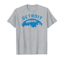 Ladda upp bild till gallerivisning, Vintage Detroit Michigan Cityscape Retro Football T-Shirt 287406
