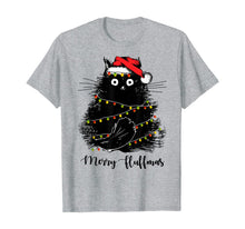 Ladda upp bild till gallerivisning, Funny shirts V-neck Tank top Hoodie sweatshirt usa uk au ca gifts for Merry Fluffmas Cats With Santa Hat Merry Christmas Gifts T-Shirt 240498
