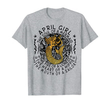 Ladda upp bild till gallerivisning, April Girl The Soul Of A Mermaid Tshirt Funny Gifts Women TShirt70437
