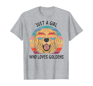 Funny shirts V-neck Tank top Hoodie sweatshirt usa uk au ca gifts for Girl Who Loves Golden Retrievers Dog Gifts  T-Shirt 229210