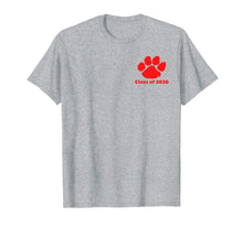 Ladda upp bild till gallerivisning, Funny shirts V-neck Tank top Hoodie sweatshirt usa uk au ca gifts for Class of 2026 Red Tiger Paw Print Shirt 4001897
