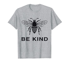 Ladda upp bild till gallerivisning, Unisex Mens Womens T Shirt Black Bee Kind 80759
