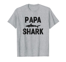 Ladda upp bild till gallerivisning, Grandpa Gift Papa Shark T-shirt For Men 1144571

