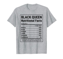 Ladda upp bild till gallerivisning, Funny shirts V-neck Tank top Hoodie sweatshirt usa uk au ca gifts for Black Queen Female History Month Nutritional Info T-Shirt 1218086
