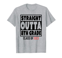 Ladda upp bild till gallerivisning, Straight Outta 8th Grade Class of 2023 Shirt Graduation 63602
