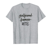Ladda upp bild till gallerivisning, Funny shirts V-neck Tank top Hoodie sweatshirt usa uk au ca gifts for Girlfriend Fiancee Wife Shirt, Newly Married Wifey Gifts 1755006
