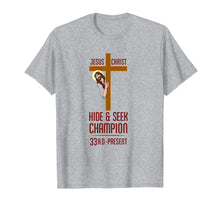 Ladda upp bild till gallerivisning, Funny shirts V-neck Tank top Hoodie sweatshirt usa uk au ca gifts for Funny Atheist T-Shirt Jesus Christ Hide and Seek Champion 2713377

