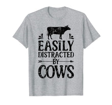 Ladda upp bild till gallerivisning, Easily Distracted By Cows T Shirt Cow Men Women Gifts Farmer 259362
