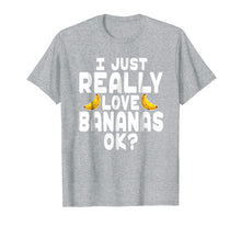 Ladda upp bild till gallerivisning, Funny shirts V-neck Tank top Hoodie sweatshirt usa uk au ca gifts for I Just Really Love Bananas Shirt - Banana Lover T Shirt 2502666
