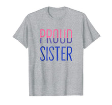 Ladda upp bild till gallerivisning, Proud Sister T-shirt LGBTQ Bisexual Ally Pride Flag Tee 781073
