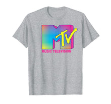 Ladda upp bild till gallerivisning, MTV Logo Fluorescent Colors Graphic T-Shirt
